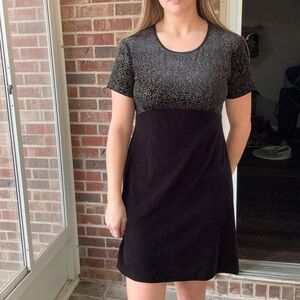 Velvet sparkly dress